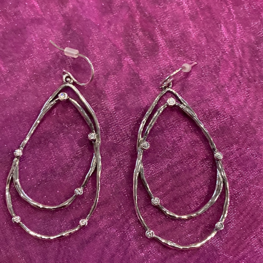 Silpada silver earrings